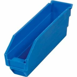 Global Industrial™ Plastic Nesting Storage Shelf Bin 2-3/4"W x 11-5/8"D x 4"H Blue - Pkg Qty 24 -Containers & Organizers Sales Store 184836BL 03