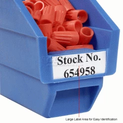 Global Industrial™ Plastic Nesting Storage Shelf Bin 2-3/4"W x 11-5/8"D x 4"H Blue - Pkg Qty 24 -Containers & Organizers Sales Store 184836BL 4wco