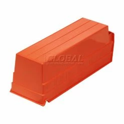 Global Industrial™ Plastic Nesting Storage Shelf Bin 4-1/8"W x 11-5/8"D x 4"H Red - Pkg Qty 24 -Containers & Organizers Sales Store 184837RD 03