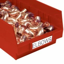 Global Industrial™ Plastic Nesting Storage Shelf Bin 6-5/8"W x 11-5/8"D x 4"H Red - Pkg Qty 12 -Containers & Organizers Sales Store 184838RD 04