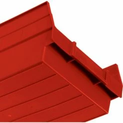 Global Industrial™ Plastic Nesting Storage Shelf Bin 6-5/8"W x 11-5/8"D x 4"H Red - Pkg Qty 12 -Containers & Organizers Sales Store 184838RD 09