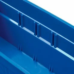 Global Industrial Plastic Nesting Storage Shelf Bin 4-1/8"W x 17-7/8"D x 4"H Blue - Pkg Qty 12 20 Global Industrial Plastic Nesting Storage Shelf Bin 4-1/8"W x 17-7/8"D x 4"H Blue - Pkg Qty 12 -Containers & Organizers Sales Store 184839BL 05