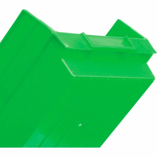 Global Industrial Plastic Nesting Storage Shelf Bin 6-5/8"W x 23-5/8"D x 4"H Green - Pkg Qty 6 8 Global Industrial Plastic Nesting Storage Shelf Bin 6-5/8"W x 23-5/8"D x 4"H Green - Pkg Qty 6 - Image 8