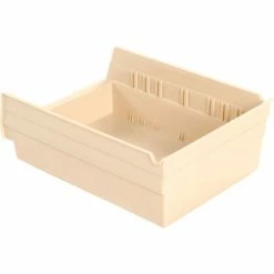Global Industrial Plastic Nesting Storage Shelf Bin 8-3/8"W x 11-5/8"D x 4"H Beige - Pkg Qty 12 30 Global Industrial Plastic Nesting Storage Shelf Bin 8-3/8"W x 11-5/8"D x 4"H Beige - Pkg Qty 12 -Containers & Organizers Sales Store 184843BG 10