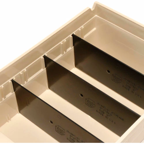 Global Industrial Plastic Nesting Storage Shelf Bin 8-3/8"W x 11-5/8"D x 4"H Beige - Pkg Qty 12 15 Global Industrial Plastic Nesting Storage Shelf Bin 8-3/8"W x 11-5/8"D x 4"H Beige - Pkg Qty 12 - Image 15