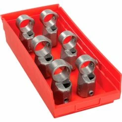 Global Industrial™ Plastic Nesting Storage Shelf Bin 8-3/8"W x 17-7/8"D x 4"H Red - Pkg Qty 12 -Containers & Organizers Sales Store 184844RD 02