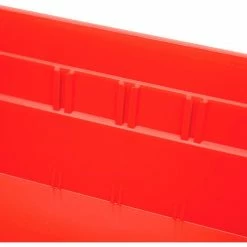 Global Industrial™ Plastic Nesting Storage Shelf Bin 8-3/8"W x 17-7/8"D x 4"H Red - Pkg Qty 12 -Containers & Organizers Sales Store 184844RD 06