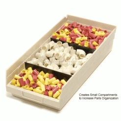 Shelf Bin Divider DSB209/210/216 Fits 11-1/8"W X 6"H Bins -Containers & Organizers Sales Store 184849 3wco 3