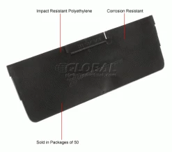 Shelf Bin Divider Fits 11"Wx4"H Bins Pack of 50 -Containers & Organizers Sales Store 184850 1wco