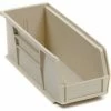 Akro-Mils® AkroBin® Plastic Stack & Hang Bin, 4-1/8"W x 10-7/8"D x 4"H, Stone - Pkg Qty 12