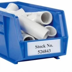 Akro-Mils® AkroBin® Plastic Stack & Hang Bin, 4-1/8"W x 10-7/8"D x 4"H, Blue - Pkg Qty 12 -Containers & Organizers Sales Store 188013BL 05