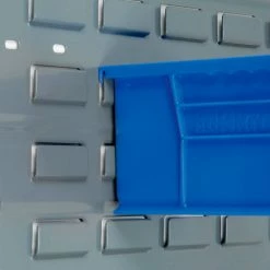 Akro-Mils® AkroBin® Plastic Stack & Hang Bin, 4-1/8"W x 10-7/8"D x 4"H, Blue - Pkg Qty 12 -Containers & Organizers Sales Store 188013BL 08