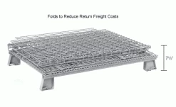 Global Industrial Folding Wire Container 32"L x 20"W x 21"H, 1000 Lb. Capacity 99 Global Industrial Folding Wire Container 32"L x 20"W x 21"H, 1000 Lb. Capacity -Containers & Organizers Sales Store 198642 2wco