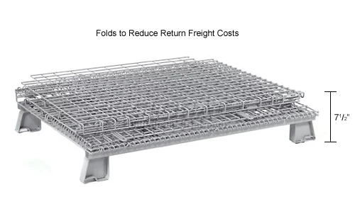 Global Industrial Folding Wire Container 32"L x 20"W x 21"H, 1000 Lb. Capacity 48 Global Industrial Folding Wire Container 32"L x 20"W x 21"H, 1000 Lb. Capacity - Image 48
