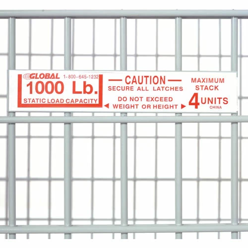 Global Industrial Folding Wire Container 32"L x 20"W x 21"H, 1000 Lb. Capacity 33 Global Industrial Folding Wire Container 32"L x 20"W x 21"H, 1000 Lb. Capacity - Image 33