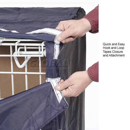 Global Industrial 32x20x21 Blue Nylon Cover 7 Global Industrial 32x20x21 Blue Nylon Cover - Image 7