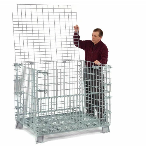 Global Industrial Folding Wire Container 32"L x 20"W x 21"H, 1000 Lb. Capacity 10 Global Industrial Folding Wire Container 32"L x 20"W x 21"H, 1000 Lb. Capacity - Image 10