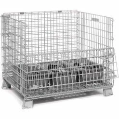 Global Industrial™ Folding Wire Container 40"L x 32"W x 34-1/2"H 4000 Lb. Capacity -Containers & Organizers Sales Store 198696 53 3