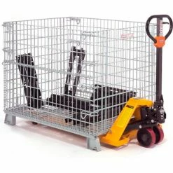 Global Industrial™ Folding Wire Container 48"L x 40"W x 42-1/2"H 5000 Lb. Capacity -Containers & Organizers Sales Store 198696 68 4