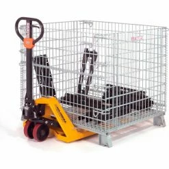 Global Industrial™ Folding Wire Container 48"L x 40"W x 42-1/2"H 5000 Lb. Capacity -Containers & Organizers Sales Store 198696 69 4