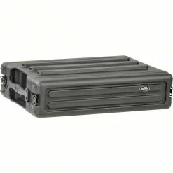 SKB Corporation SKB Cases Shallow 2U Roto Rack 1SKB-R2S Black, Water Resistant