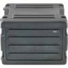 SKB Corporation SKB Cases 8U - Roto Rolling Rack 1SKB-R8W Black, Keyed Lock, Water Resistant