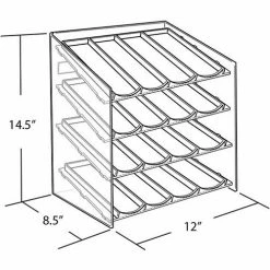 Global Approved 222484, 16 Compartment Cosmetic Display, 12"W x 14.5"H x 8.5"D, CLR, 1 Pc -Containers & Organizers Sales Store 222484 2