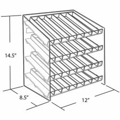 Global Approved 222684, 32 Compartment Cosmetic Display, 12"W x 14.5"H x 8.5"D, CLR, 1 Pc 6 Global Approved 222684, 32 Compartment Cosmetic Display, 12"W x 14.5"H x 8.5"D, CLR, 1 Pc -Containers & Organizers Sales Store 222684 2