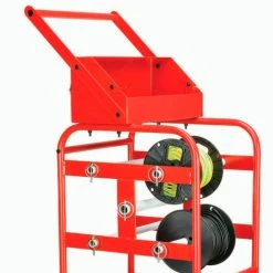 Global Industrial™ Wire Reel Caddy, 31"H x 16"D x 14"W -Containers & Organizers Sales Store 230002X 08