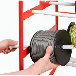 Global Industrial™ Wire Reel Caddy, 31"H x 16"D x 14"W -Containers & Organizers Sales Store 230002X 09