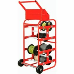Global Industrial™ Wire Reel Caddy, 31"H x 16"D x 14"W -Containers & Organizers Sales Store 230002X 15