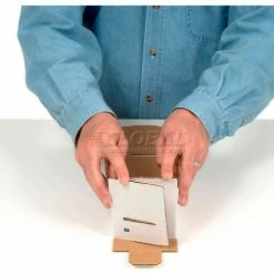 Global Industrial™ Foldable Corrugated Shelf Bin 2"W x 18"D x 4-1/2"H, White - Pkg Qty 100 -Containers & Organizers Sales Store 234804 04