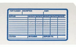 Global Industrial™ Foldable Corrugated Shelf Bin 2"W x 18"D x 4-1/2"H, White - Pkg Qty 100 -Containers & Organizers Sales Store 234804 2wco