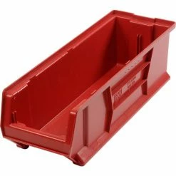 Quantum Storage Systems Quantum Plastic Hulk Stacking Bin, 8-1/4"W x 24"D x 9"H, Red - Pkg Qty 6 -Containers & Organizers Sales Store 238048RD 04
