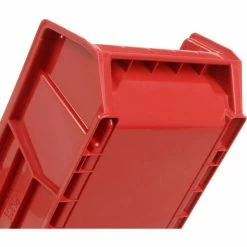 Quantum Storage Systems Quantum Plastic Hulk Stacking Bin, 11"W x 24"D x 7"H, Red - Pkg Qty 4 -Containers & Organizers Sales Store 238050RD 06
