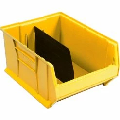 Quantum Storage Systems Quantum Plastic Hulk Stacking Bin, 18-1/4"W x 24"D x 12"H, Yellow 17 Quantum Storage Systems Quantum Plastic Hulk Stacking Bin, 18-1/4"W x 24"D x 12"H, Yellow -Containers & Organizers Sales Store 238053YL 02 1