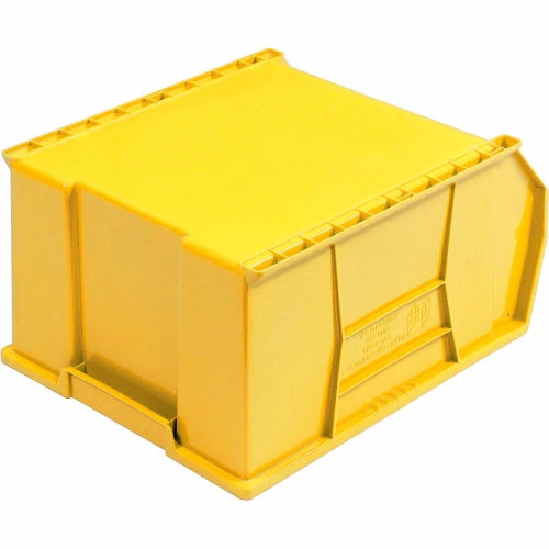 Quantum Storage Systems Quantum Plastic Hulk Stacking Bin, 16-1/2"W x 24"D x 11"H, Yellow 5 Quantum Storage Systems Quantum Plastic Hulk Stacking Bin, 16-1/2"W x 24"D x 11"H, Yellow - Image 5
