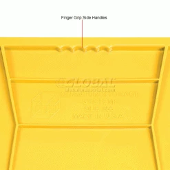 Quantum Storage Systems Quantum Plastic Hulk Stacking Bin, 18-1/4"W x 24"D x 12"H, Yellow 27 Quantum Storage Systems Quantum Plastic Hulk Stacking Bin, 18-1/4"W x 24"D x 12"H, Yellow -Containers & Organizers Sales Store 238053YL 4wco 1