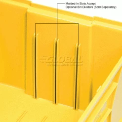 Quantum Storage Systems Quantum Plastic Hulk Stacking Bin, 16-1/2"W x 24"D x 11"H, Yellow 28 Quantum Storage Systems Quantum Plastic Hulk Stacking Bin, 16-1/2"W x 24"D x 11"H, Yellow -Containers & Organizers Sales Store 238053YL 5wco