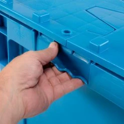 Global Industrial Plastic Shipping/Storage Tote W/Attached Lid, 28-1/8"x20-3/4"x15-5/8", Blue 33 Global Industrial Plastic Shipping/Storage Tote W/Attached Lid, 28-1/8"x20-3/4"x15-5/8", Blue -Containers & Organizers Sales Store 238148BL 12