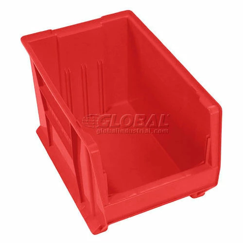 Akro-Mils® Super-Size AkroBin® Plastic Stacking Bin, 12-3/8"W x 20"D x 12"H, Red - Pkg Qty 2 4 Akro-Mils® Super-Size AkroBin® Plastic Stacking Bin, 12-3/8"W x 20"D x 12"H, Red - Pkg Qty 2 - Image 4