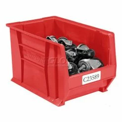 Akro-Mils® Super-Size AkroBin® Plastic Stacking Bin, 12-3/8"W x 20"D x 12"H, Red - Pkg Qty 2 27 Akro-Mils® Super-Size AkroBin® Plastic Stacking Bin, 12-3/8"W x 20"D x 12"H, Red - Pkg Qty 2 -Containers & Organizers Sales Store 238284RD 08