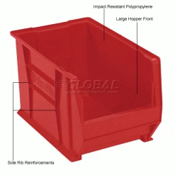 Akro-Mils® Super-Size AkroBin® Plastic Stacking Bin, 12-3/8"W x 20"D x 12"H, Red - Pkg Qty 2 30 Akro-Mils® Super-Size AkroBin® Plastic Stacking Bin, 12-3/8"W x 20"D x 12"H, Red - Pkg Qty 2 -Containers & Organizers Sales Store 238284RD 1wco
