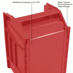Akro-Mils® Super-Size AkroBin® Plastic Stacking Bin, 12-3/8"W x 20"D x 12"H, Red - Pkg Qty 2 33 Akro-Mils® Super-Size AkroBin® Plastic Stacking Bin, 12-3/8"W x 20"D x 12"H, Red - Pkg Qty 2 -Containers & Organizers Sales Store 238284RD 4wco