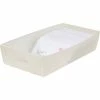 Global Industrial™ Corrugated Plastic Mail Tray 24-1/2 X 12 X 4-1/2 Natural - Pkg Qty 10