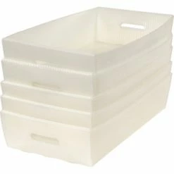 Global Industrial™ Corrugated Plastic Mail Tray 24-1/2 X 12 X 4-1/2 Natural - Pkg Qty 10 -Containers & Organizers Sales Store 238431 04