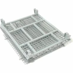 Global Industrial™ Folding Wire Container, 48"L x 40"W x 42-1/2"H, 4000 Lb. Capacity -Containers & Organizers Sales Store 239341