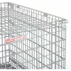 Global Industrial™ Folding Wire Container 48"L x 40"W x 36-1/2"H 4000 Lb. Capacity -Containers & Organizers Sales Store 239341 33 1