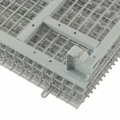 Global Industrial™ Folding Wire Container 48"L x 40"W x 42-1/2"H 5000 Lb. Capacity -Containers & Organizers Sales Store 239343 02 3