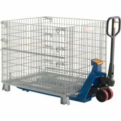 Global Industrial™ Folding Wire Container, 48"L x 40"W x 42-1/2"H, 4000 Lb. Capacity -Containers & Organizers Sales Store 239343 16 1
